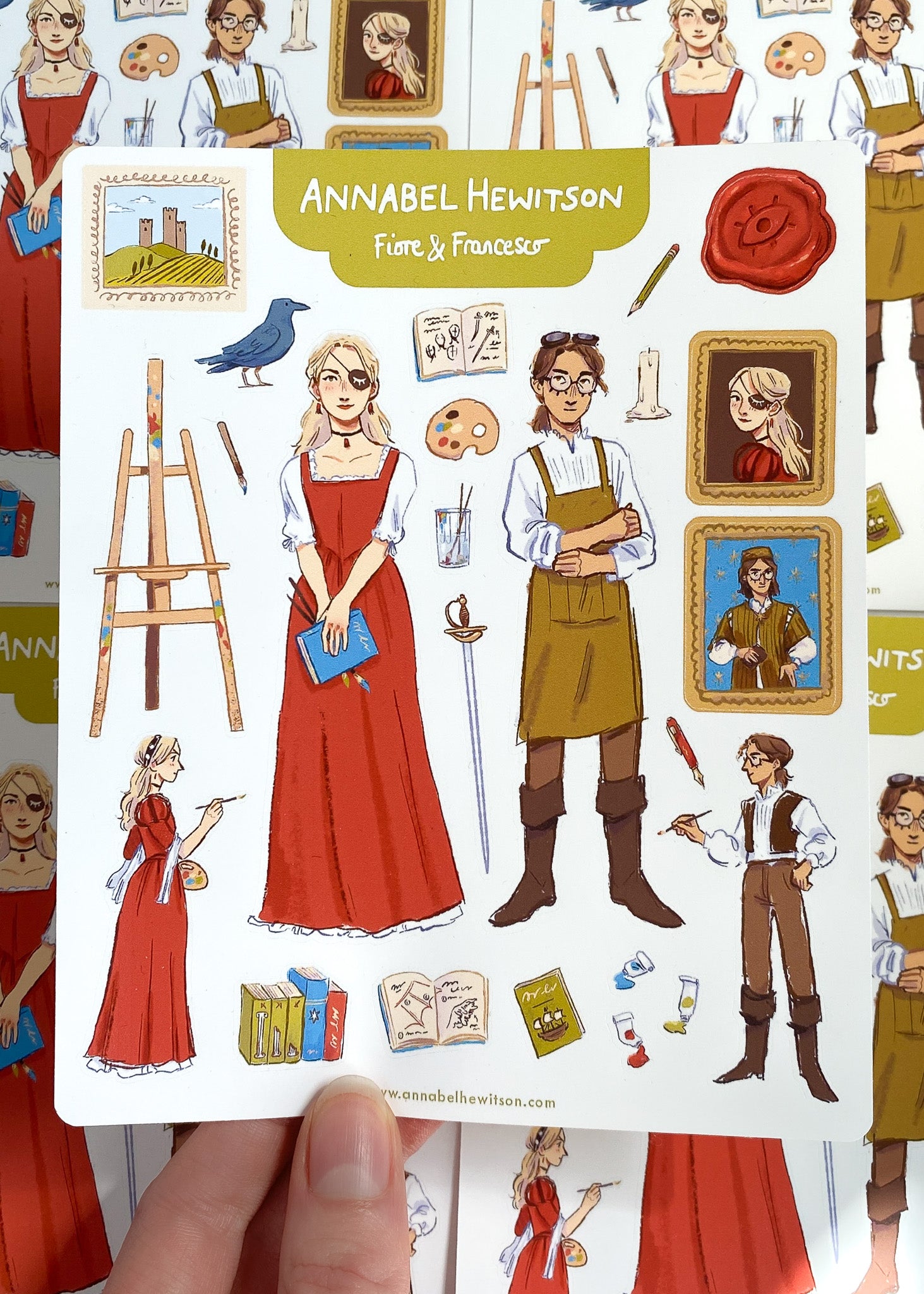 Fiore & Francesco | Sticker Sheet