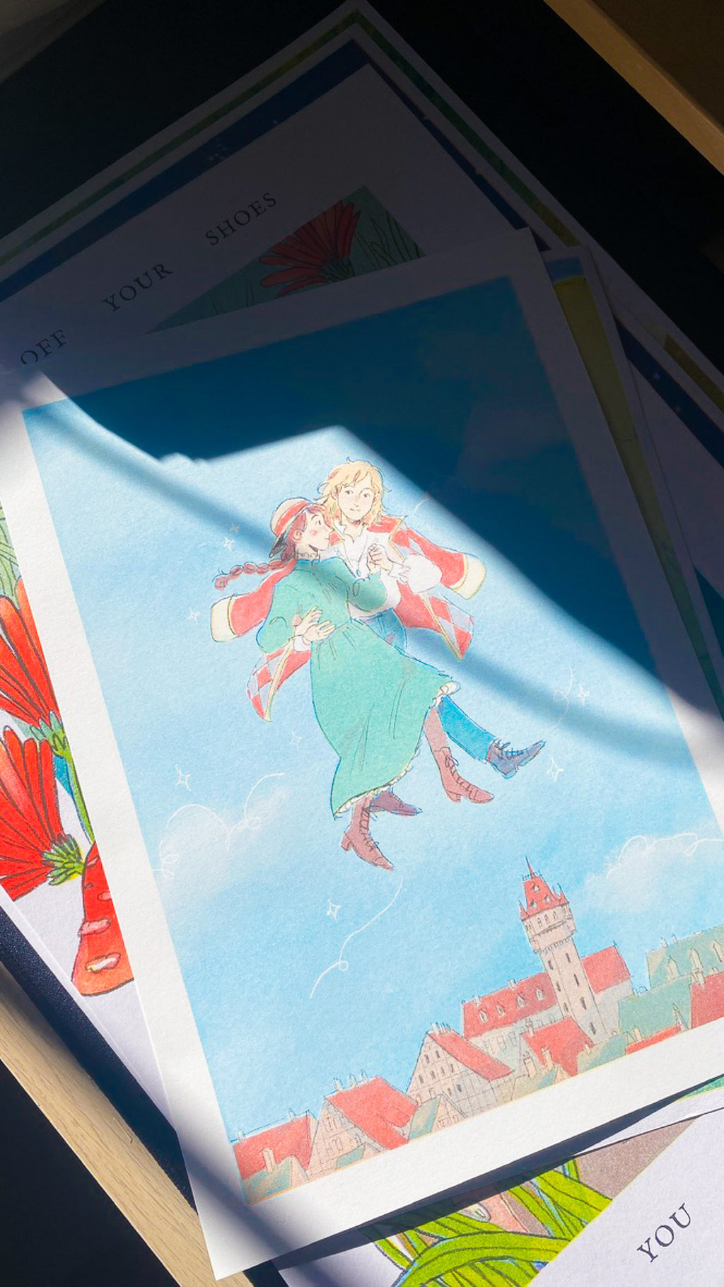 Walking in the Air | A4 Riso Print