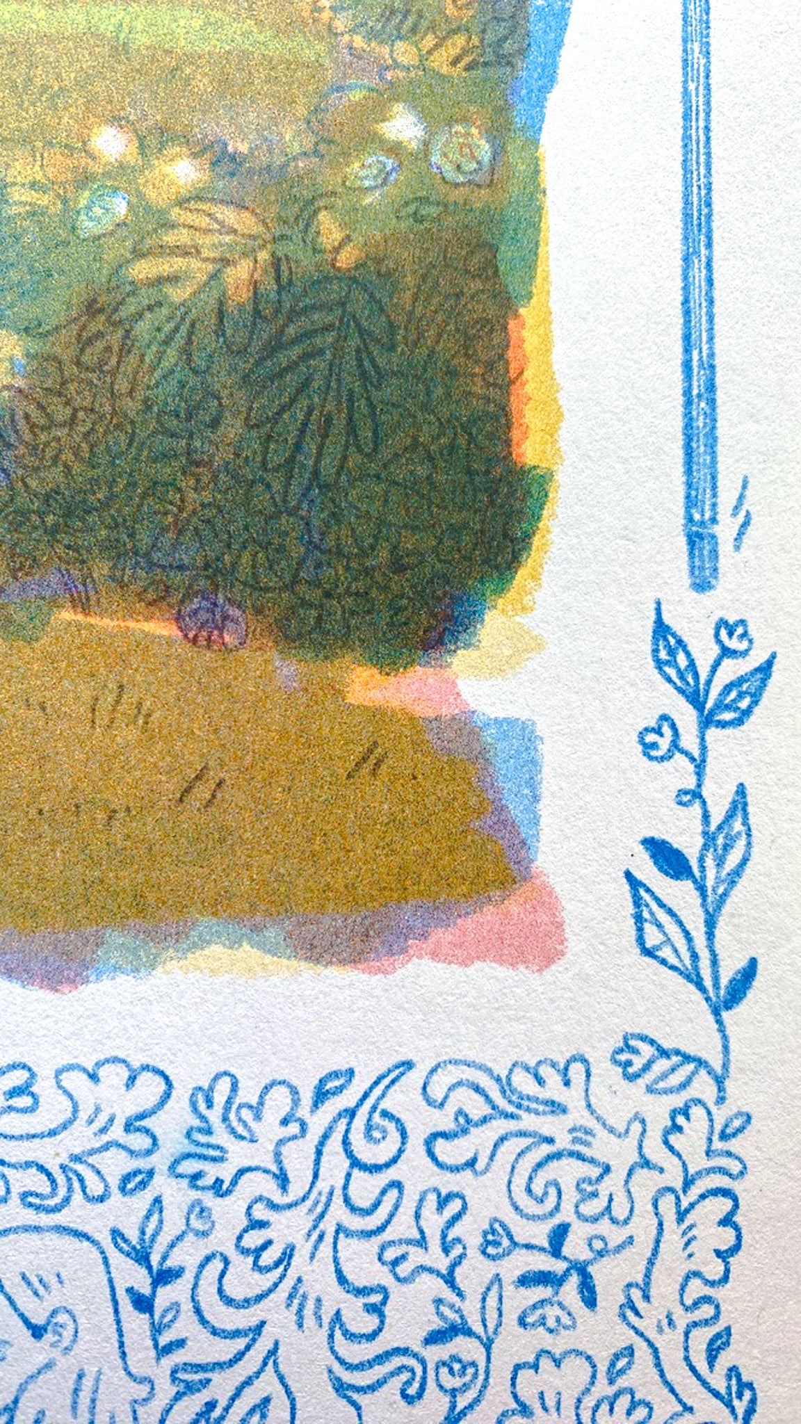 You Serve the Story | A3 Riso Print