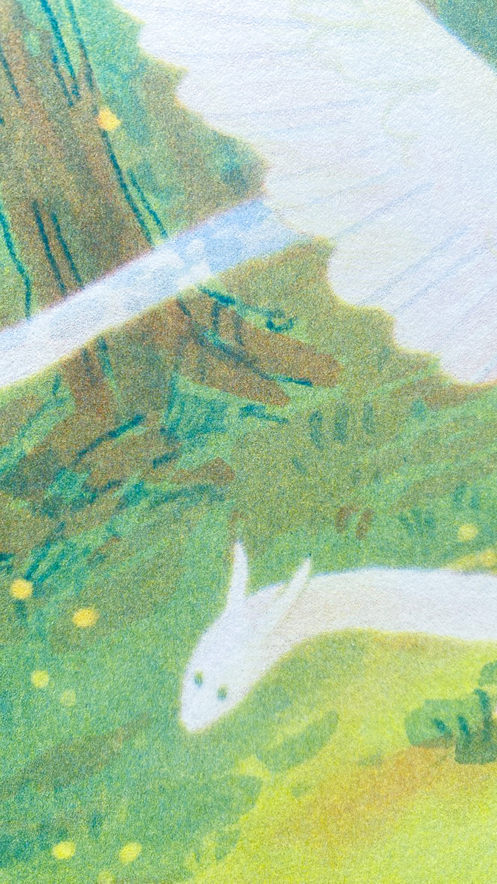Wisp Dragon and the Tiger | A3 Riso Print