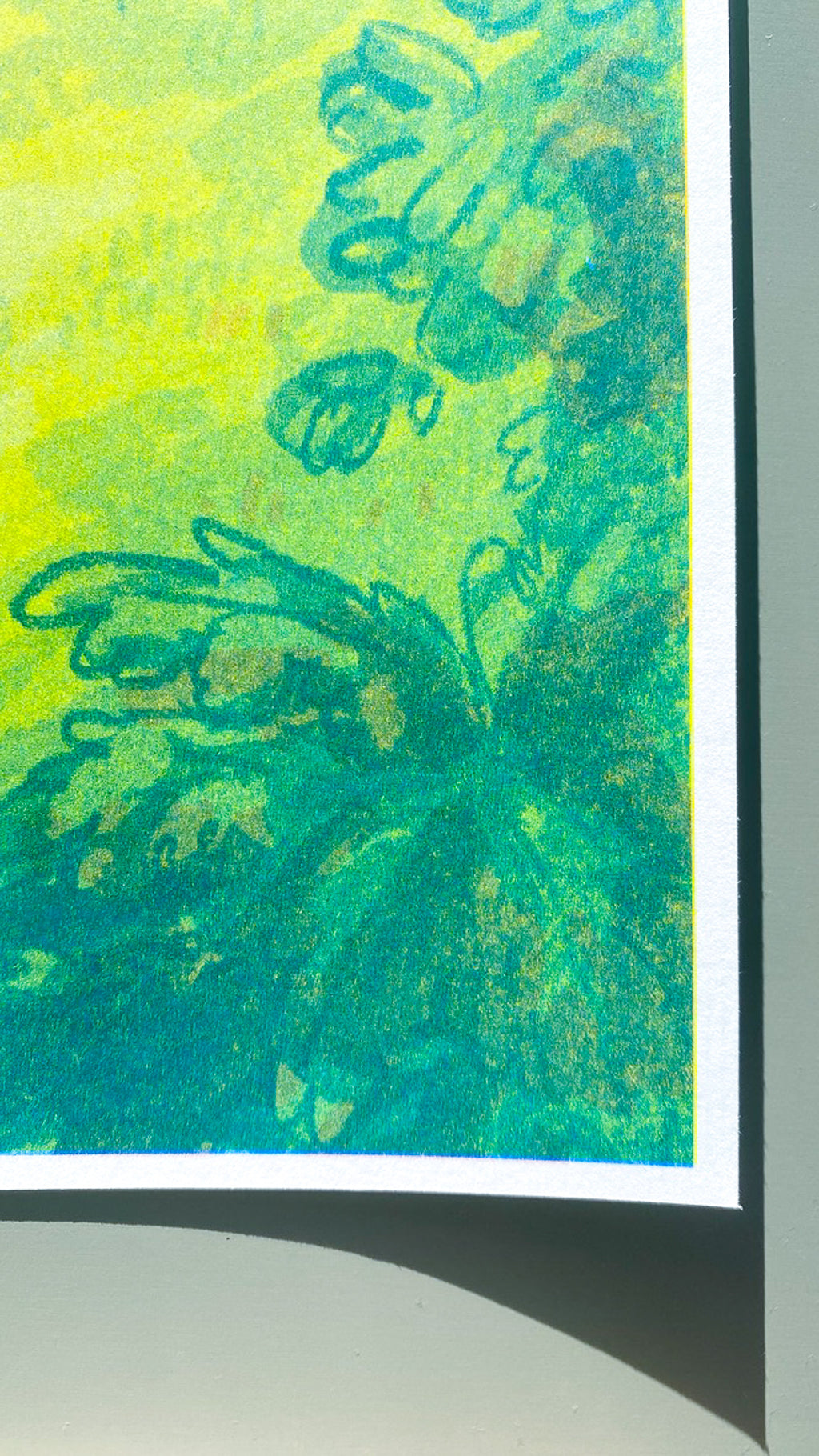 Wisp Dragon and the Tiger | A3 Riso Print