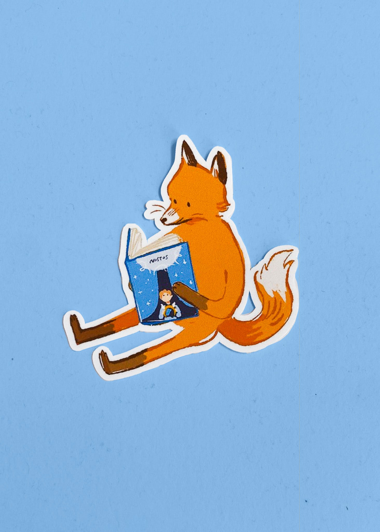 Reading Fox | Sticker