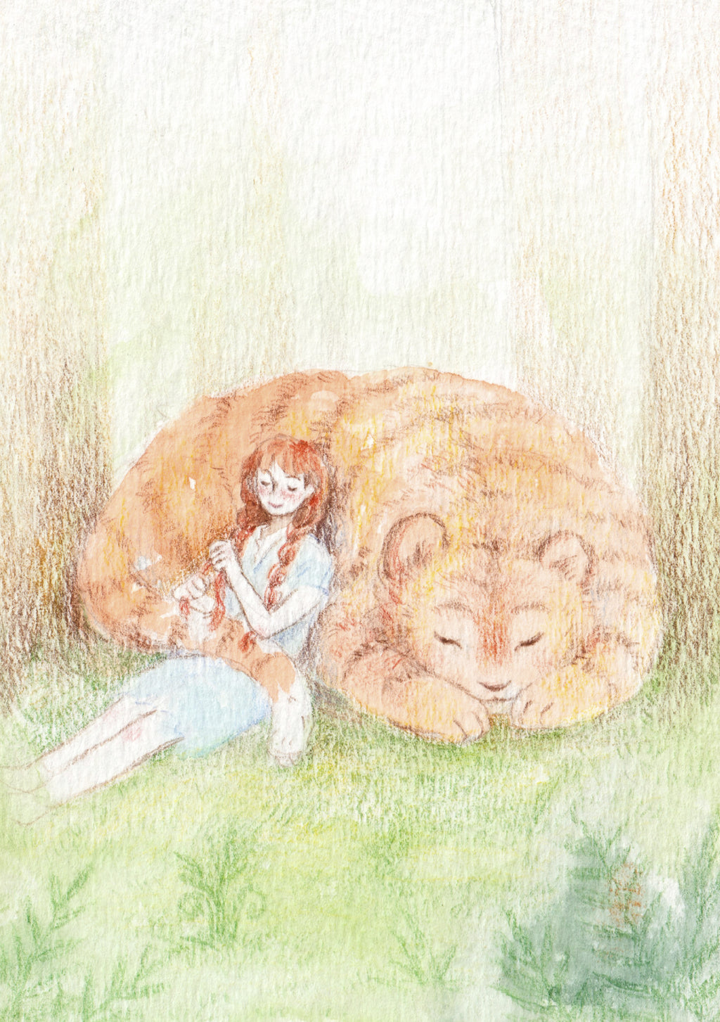 Sleeping Tiger | A5 Print