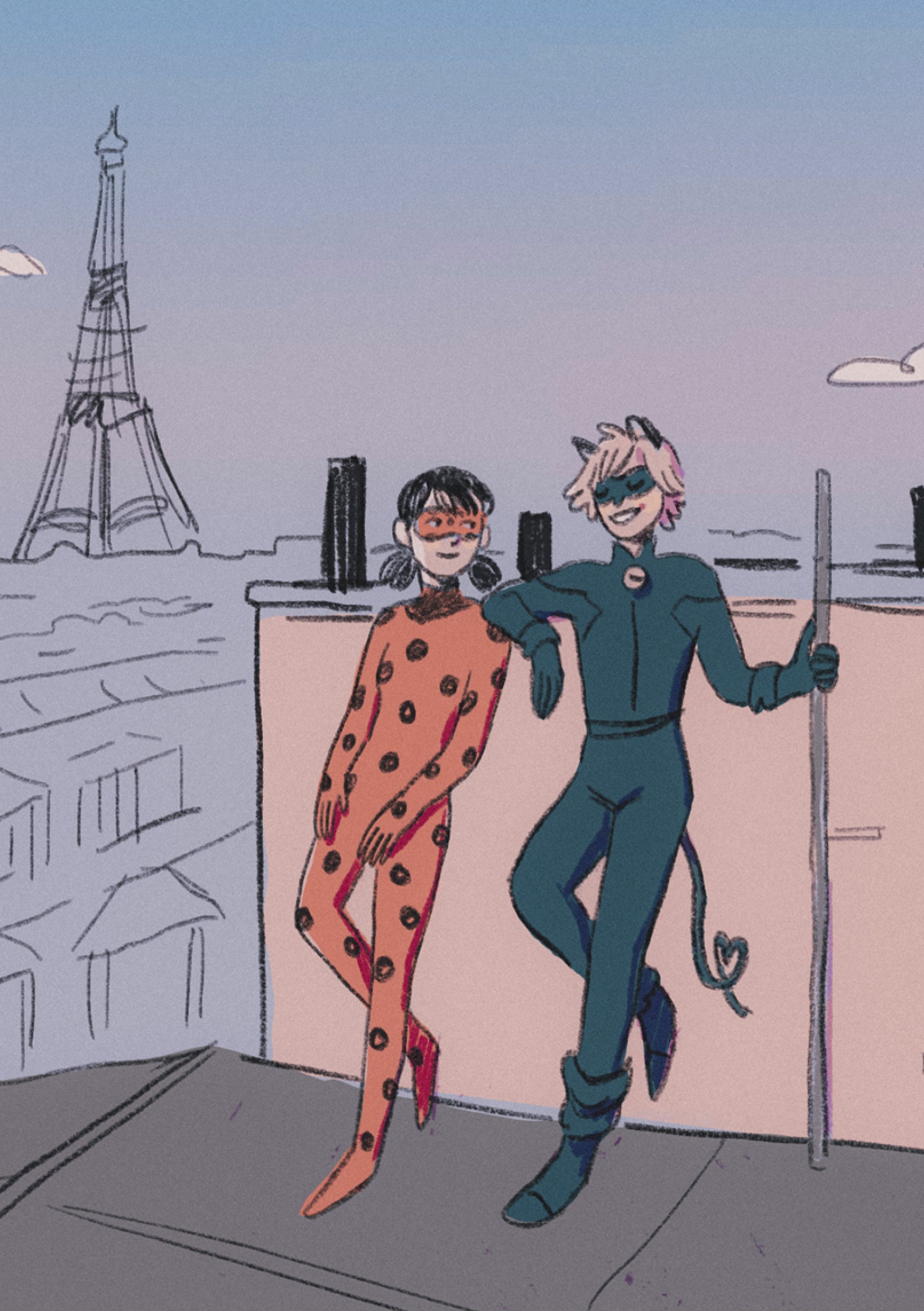 Rooftop Break | A5 Print
