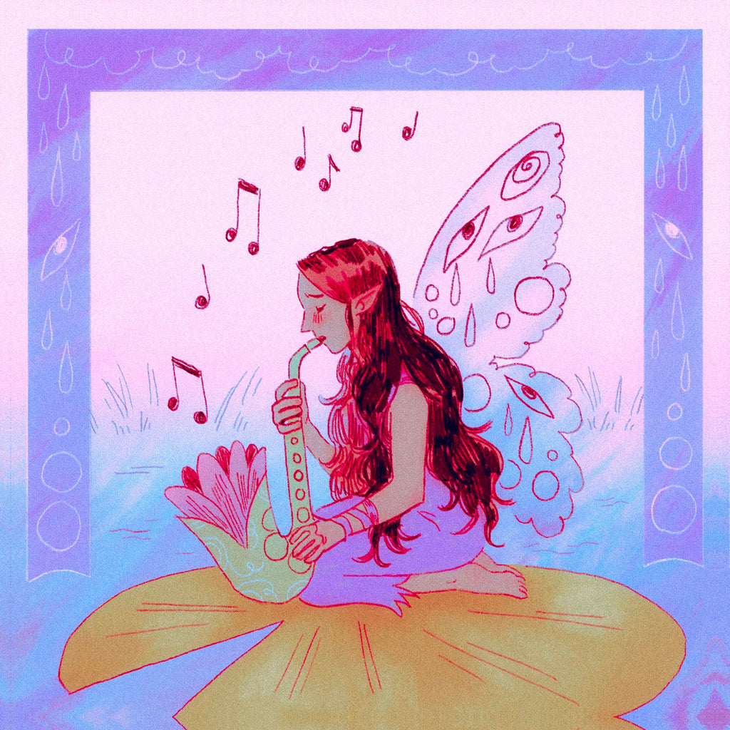 Sad Fairy | A5 Square Print