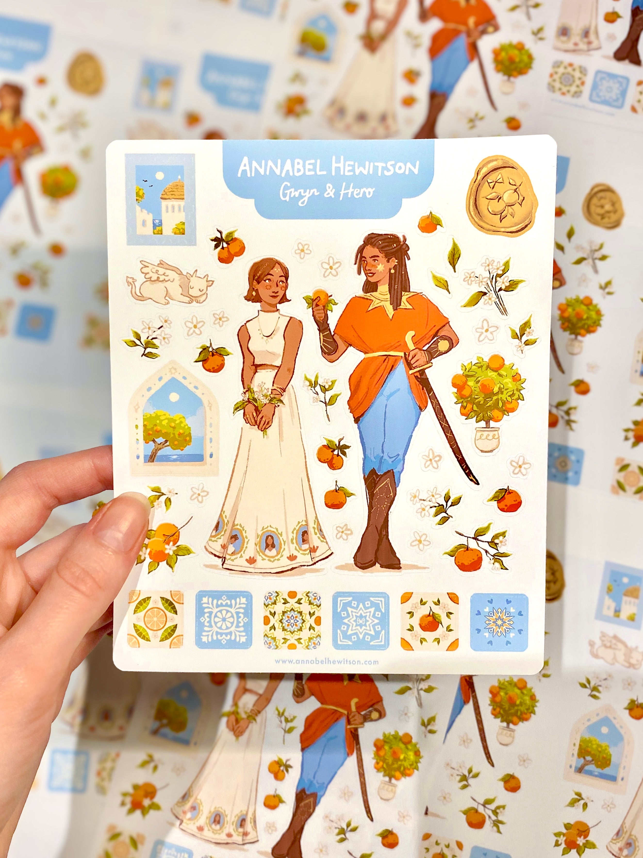 Gwyn & Hero | Sticker Sheet