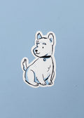 White Dog | Sticker