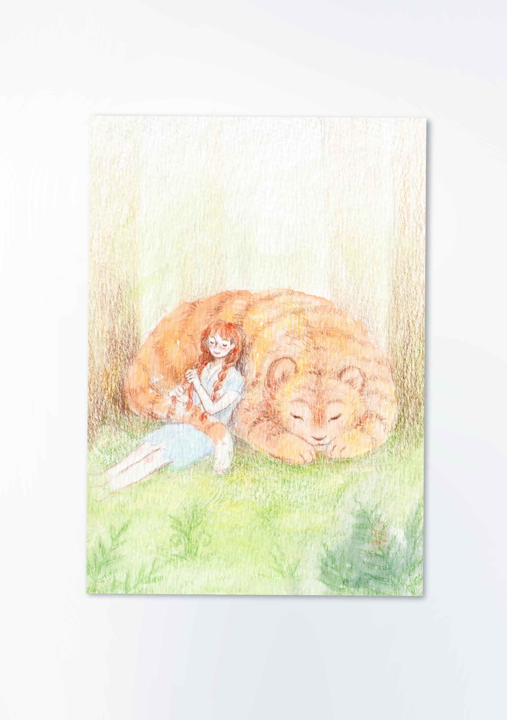 Sleeping Tiger | A5 Print